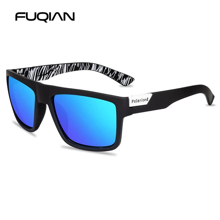 Fashion Black Polarized Sunglasses Men Women Classic Square