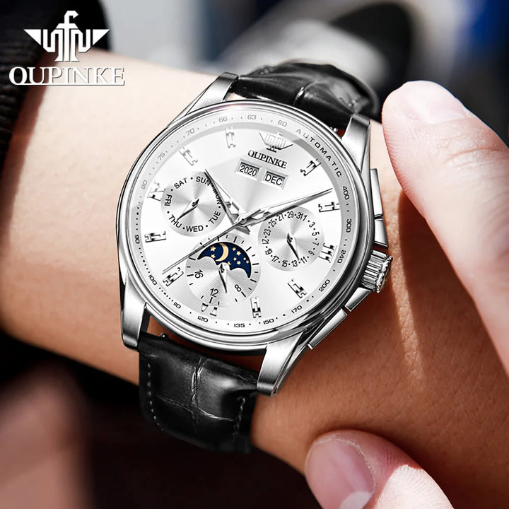 OUPINKE Automatic Mechanical Watch for Men Waterproof