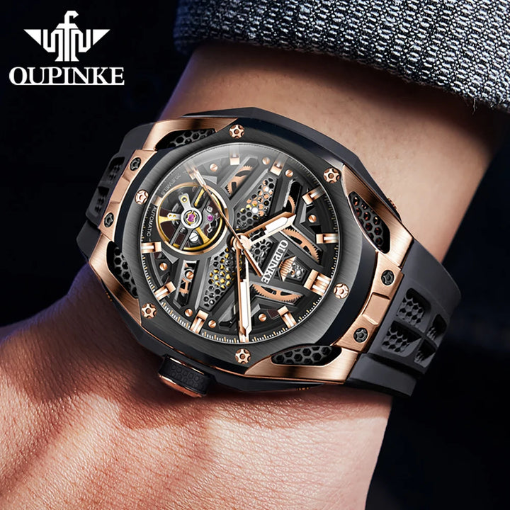 Men’s Full Skeleton Automatic Mechanical Watch