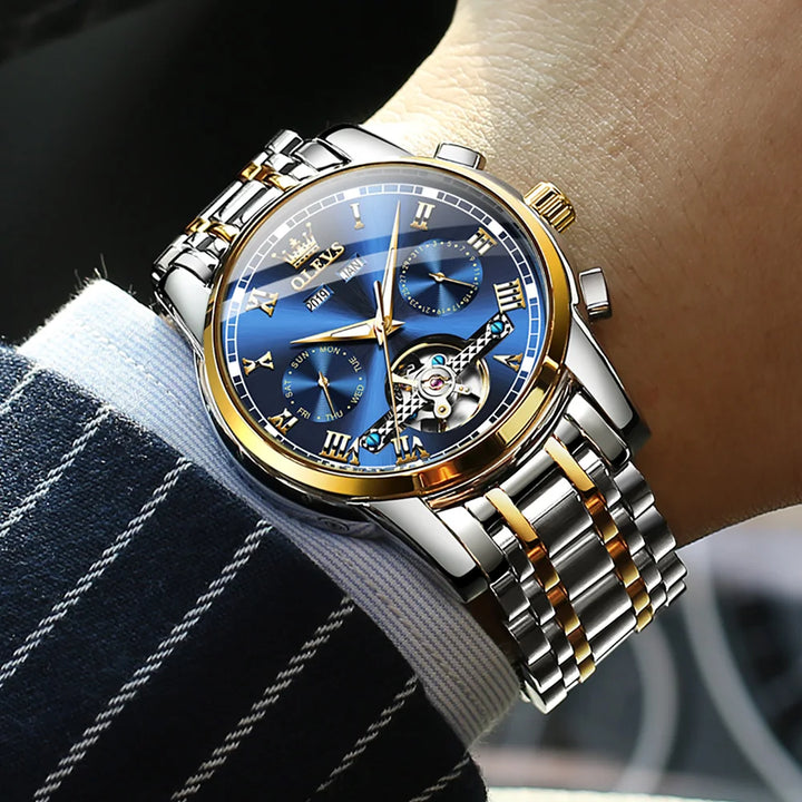 OLEVS Men's Watches Automatic Mechanical Business
