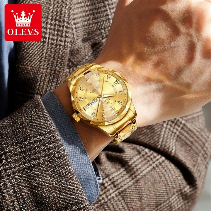 OLEVS Top Brand Men's Watches Fashion Dress Original