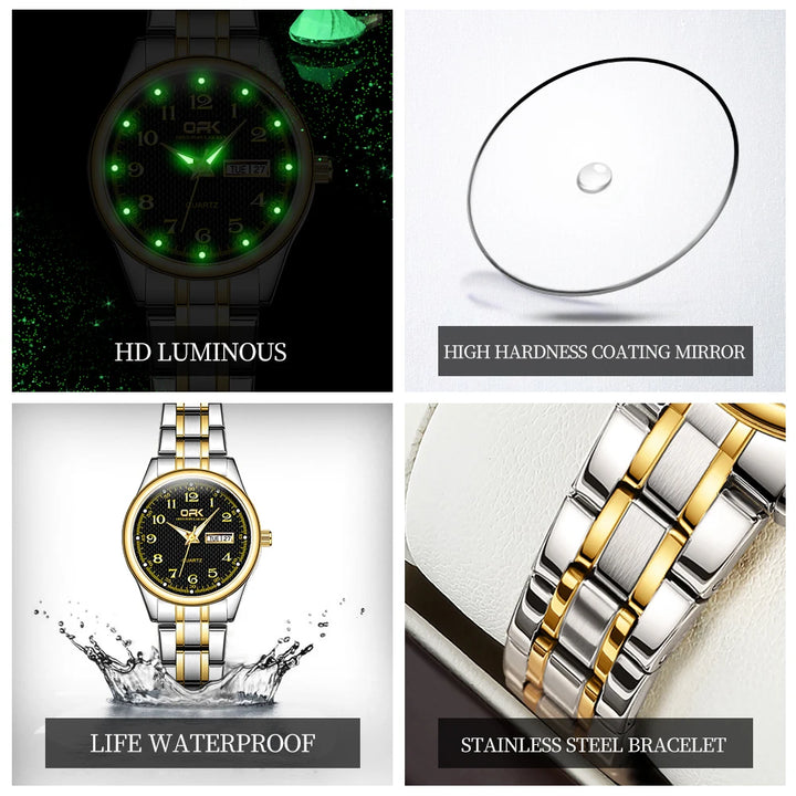 Watch For Women Quartz Watch Waterproof Classic Luxury