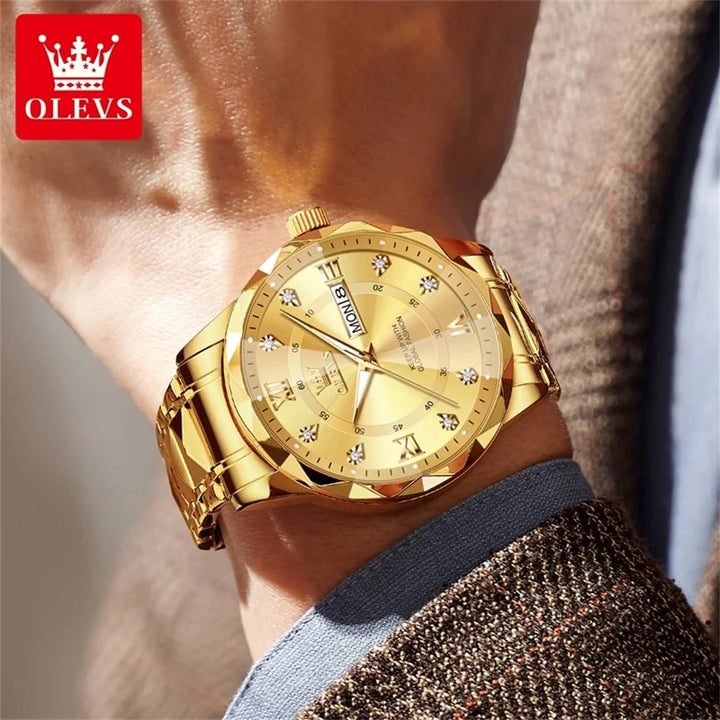 OLEVS Top Brand Men's Watches Fashion Dress Original