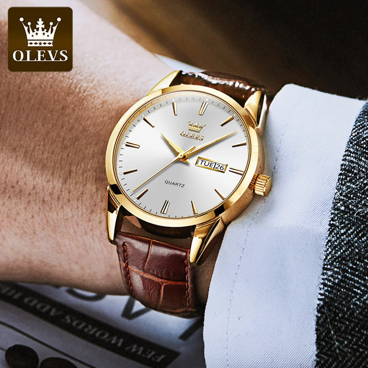 OLEVS Classic Quartz Watch for Men