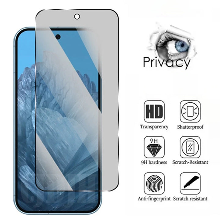 3D Privacy Screen Protectors For Google Pixel 9 Pro XL Anti-spy Protective Glass For Google Pixel 9 Pro Fold