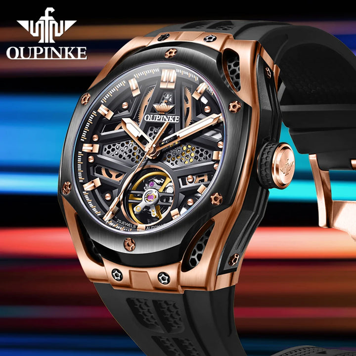 Men’s Full Skeleton Automatic Mechanical Watch
