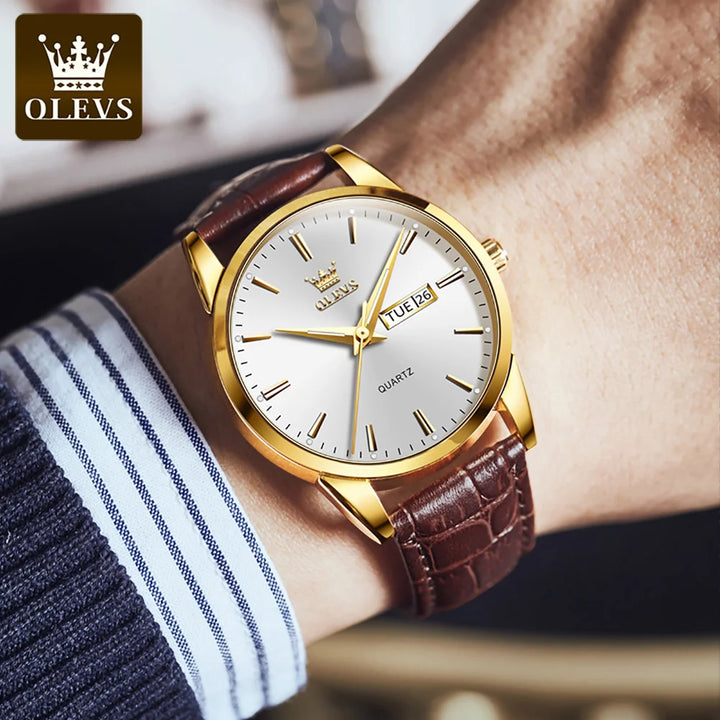 OLEVS Classic Quartz Watch for Men