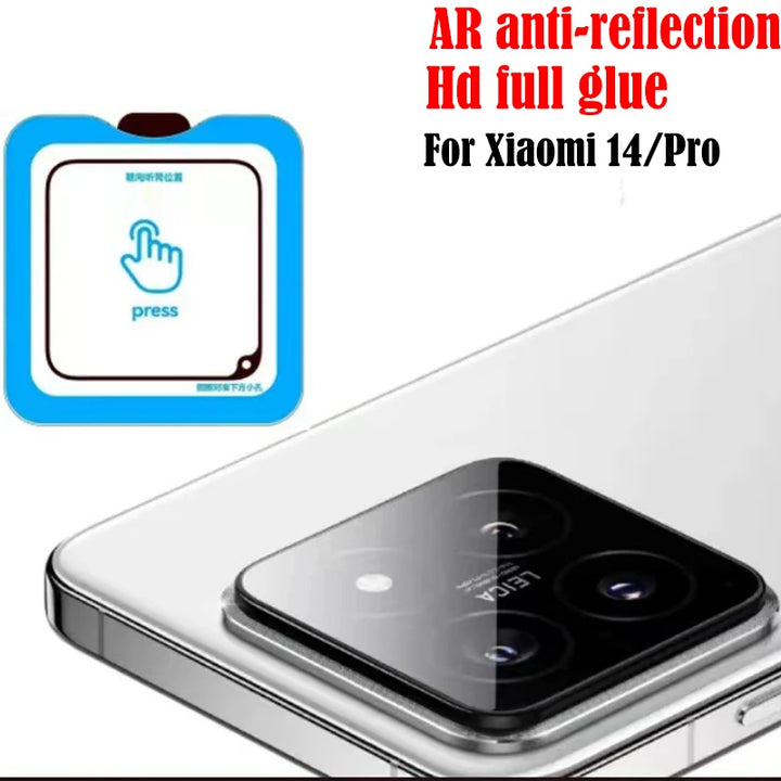 Camera Lens Protector Glass For Xiaomi 14 Lens Positioning Anti Reflection For Xiaomi 14 Pro New style AR Camera Tempered Glass