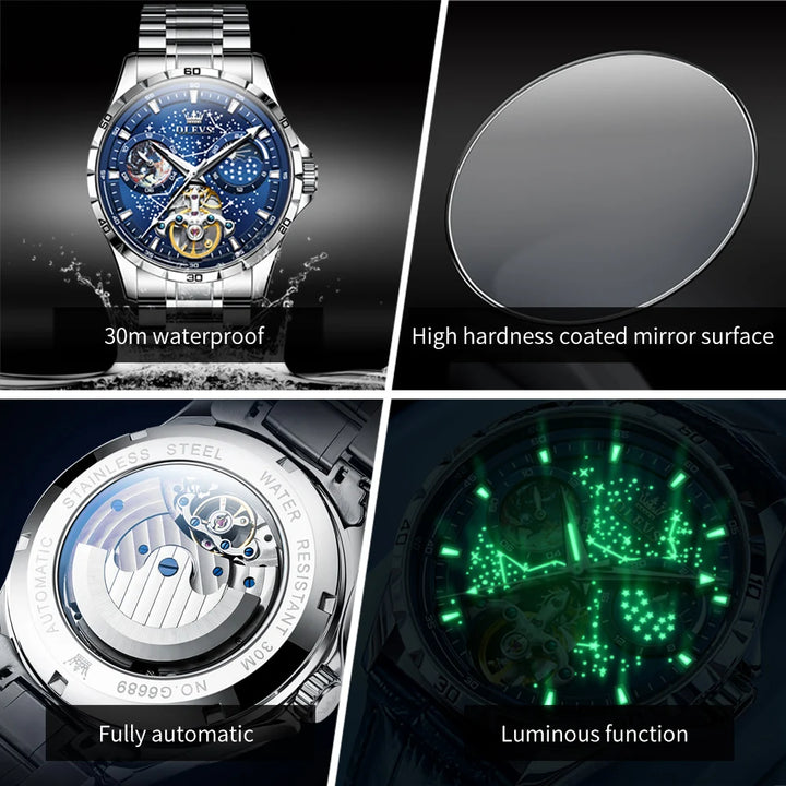OLEVS Men's Luxury Automatic Mechanical Watch