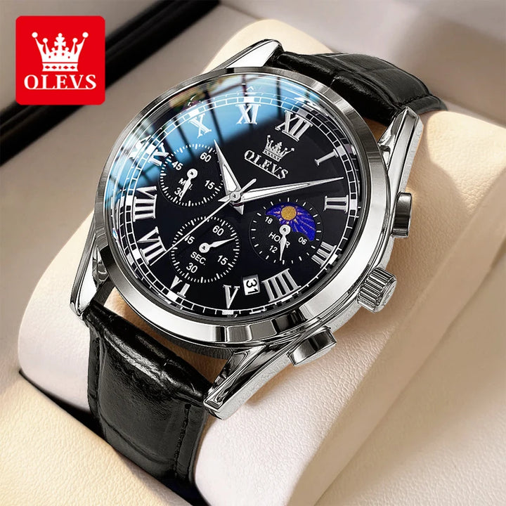 Top Brand Men's Quartz Watch Noctilucent Business Waterproof