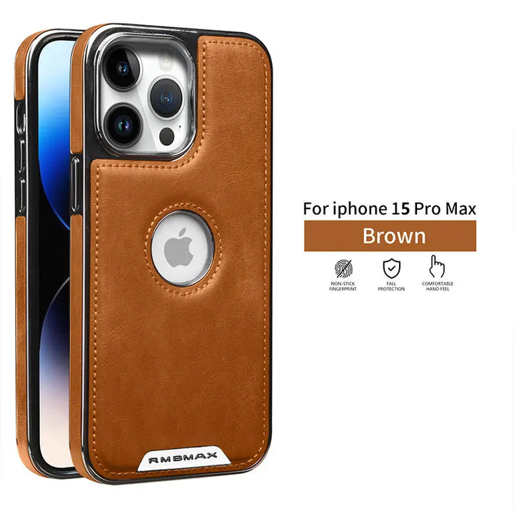 Business Leather Phone Case For IPhone 12 13 14 15 Pro Max 15 Puls Anti-drop Magnetic Phone Cover Magsafe For IPHON 14 15 ProMax