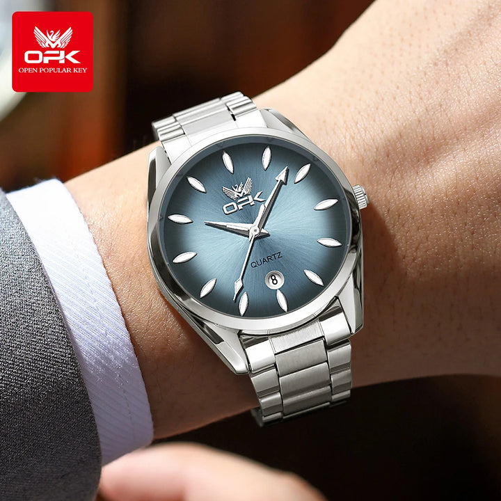 Mens Watch Original Quartz Watch Waterproof Luminous Stainleess