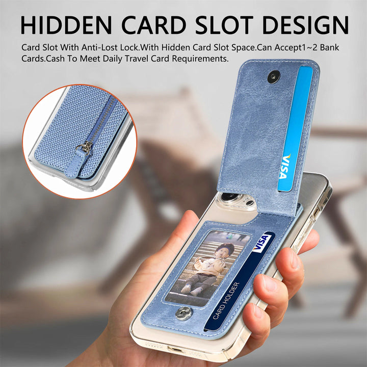 Cell Phone Card Slot Holder Phone Holder Wallet Case For iPhone Samsung Huawei Xiaomi Oppo Vivo Sharp HTC Moto Oneplus