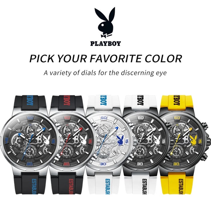PLAYBOY Original Sports Men's Watch