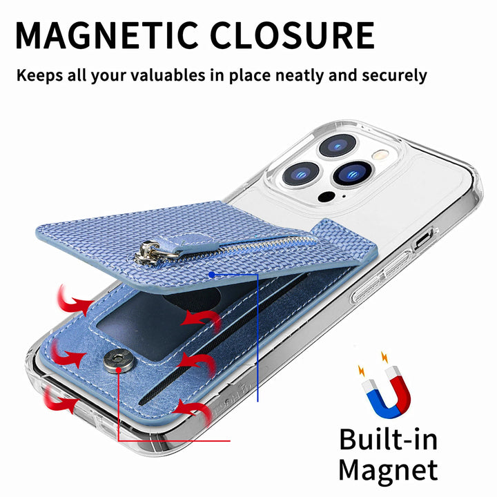 Cell Phone Card Slot Holder Phone Holder Wallet Case For iPhone Samsung Huawei Xiaomi Oppo Vivo Sharp HTC Moto Oneplus