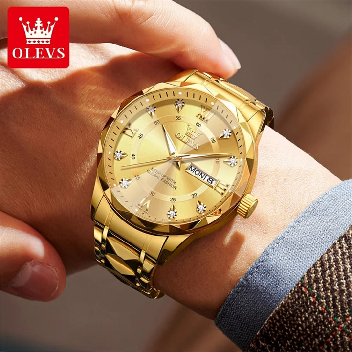 OLEVS Top Brand Men's Watches Fashion Dress Original