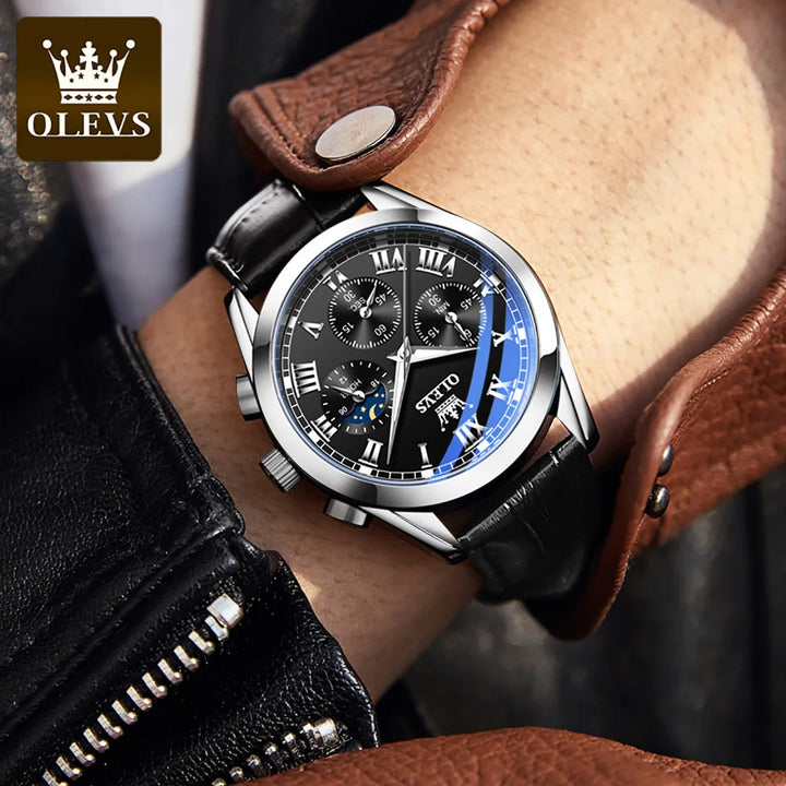 Top Brand Men's Quartz Watch Noctilucent Business Waterproof