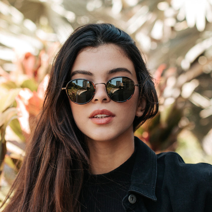 Vintage Sunglasses Round Polarized Fashion Sun Glasses for Women Men Vintage