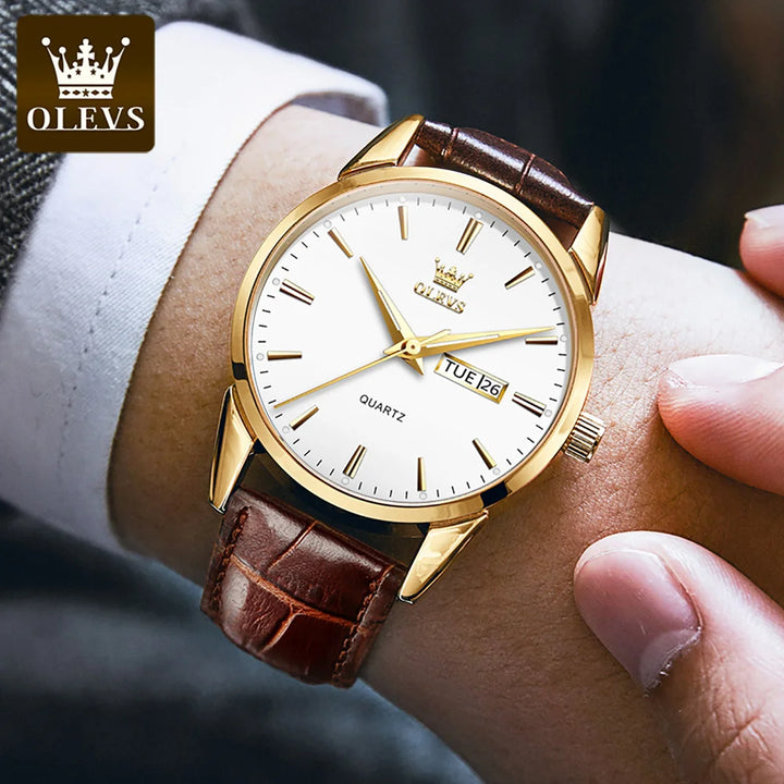 OLEVS Classic Quartz Watch for Men