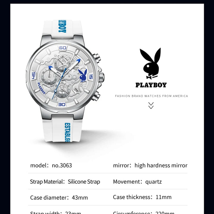 PLAYBOY Original Sports Men's Watch