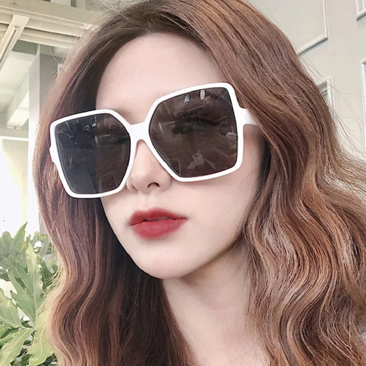 Sunglasses Gradient Plastic Brand Designer Female Sun Glasses Uv400