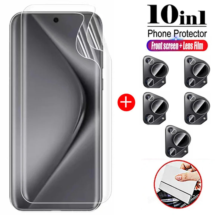 Safety Hydrogel Film For Huawei Pura 70 Pro Screen Protector Film For Huawei Pura 70 Ultra Camera Film For Pura 70+（Not Glass）